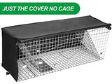 Trap Cage Cover, Animal Trap Cage Cover Small Animal Trap Cover for 1-Door Humane cat Trap 32 x 10 x 12inch, [Only Cover with Rollable Door Curtain]