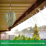 DECYOOL 4 Pack Wasp Nest Decoy Safe Hanging Wasp Deterrent - Outdoor Eco Friendly