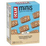 CLIF BAR Minis - White Chocolate Macadamia Nut Flavor - Made with Organic Oats - Non-GMO - Plant Based - Snack-Size Energy Bars - 0.99 oz. (20 Pack)