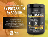 Enhanced Electrolyte Powder (Orange Pineapple | 90ct.) + BCAA, B-Vitamins & Real Salt® - Hydration Powder w Potassium, Sodium, Zinc, Magnesium for Hydration