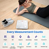 Etekcity Scale for Body Weight, Smart Digital Bathroom Weighing Scales with Body Fat and Water Weight for People, Bluetooth BMI Electronic Body Analyzer Machine, 400lb