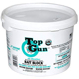 JT Eaton 750 Top Gun All Weather Rodenticide Bait Block, Neurological Bait with Stop-Feed Action, For Mice and Rats (4 lb Pail of 128)