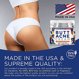 BellamiLuxx Butt & Thigh Acne Clearing Cream - Moisturizing & Exfoliating 1.7 Fl Oz for Acne Prone Skin