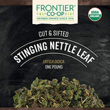 Frontier Co-op Organic Cut & Sifted Stinging Nettle Leaf 1lb | Pack of 2