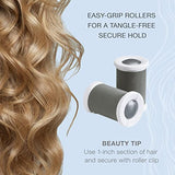 Conair Ceramic 1 1/2-inch Hot Rollers, Super Clips Included, Perfect for Travel Domestic and Aboard with Dual Voltage