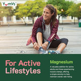 Magnesium Citrate Gummies by YumVs | 900mg Magnesium Citrate (102mg of Elemental Magnesium) | Highly Absorbable Citrate | Supports Nerve, Enzyme & Muscle Function for Adults | 90 Count (Pack of 2)