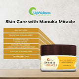 UpWellness: Manuka Miracle - Skin Cream with Manuka Honey, Olive Oil, and Beeswax - Repairs and Protects Skin - 25g