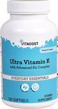 Vitacost Ultra Vitamin K with Advanced K2 Complex -- 180 Softgels by Vitacost Brand