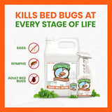 Bed Bug Spray by Bed Bug Patrol - Natural Bed Bug Killer - Child & Pet Safe - Plant Based - Non-Toxic - Effective Natural Treatment - for Home, Vehicles, Mattresses & Furniture - 128oz | 1 Gallon