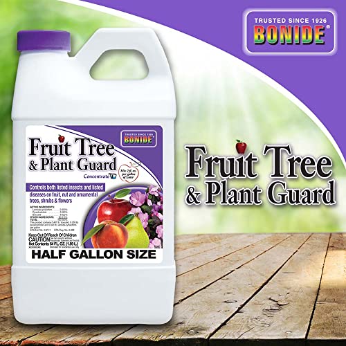 Bonide Fruit Tree & Plant Guard, 64 oz Concentrate, Multi-Purpose Fungicide, Insecticide and Miticide for Home Gardening