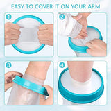 VESKIMER Waterproof Arm Cast Cover for Shower Arm Long Full Watertight Seal Protector to Keep Wound & Bandages Dry - Reusable Cast Protector, Cast Bag, Cast Sleeve