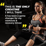 Instantized Creatine Monohydrate Gains in Bulk, Worlds First 100% Soluble Creatine for Strength, Performance, and Muscle Building… (100 Servings)