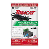 Tomcat Rat and Mouse Killer Child and Dog Resistant, Refillable Station, 2-Pack (2 Bait Stations Plus 30 Refills)