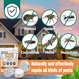 DALIYREPAL Pest Repellent Cream Rodent Repellent Peppermint, Pest Control, Mouse Repellent Peppermint to Repel Mice and Rats, Mice Repellent for House, Rat Repellent Outdoor/Indoor 2 Jars/Bag