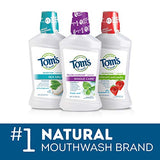 Tom's of Maine Children's Anticavity Fluoride Rinse Mouthwash, Silly Strawberry, 16 Fl Oz (Pack of 6) (Packaging May Vary)