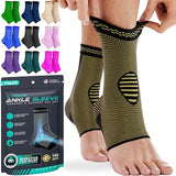 Modvel Ankle Brace for Women & Men of Ankle Support Sleeve & Ankle Wrap - Compression Ankle Brace for Sprained Ankle, Achilles Tendonitis, Plantar Fasciitis, Injured Foot