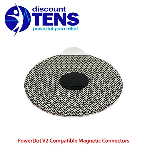 PowerDot 2.0 Compatible Electrodes with Magnetic Connector. 12 Premium PowerDot 2.0 Compatible Replacement Pads (Version 2 - Magnetic)