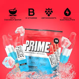  PRIME HYDRATION+ Sticks ICE POP, Hydration Powder Single Serve  Sticks, Electrolyte Powder On The Go, Low Sugar, Caffeine-Free, Vegan