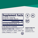 Vimergy Natural Spirulina Powder, Trial Size - 45 Servings – Super Greens Powder – Nutrient Dense Blue-Green Algae Superfood for Smoothies & Juices - Non-GMO, Gluten-Free, Vegan & Paleo (135g)