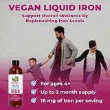 MaryRuth Organics, Liquid Iron Supplement for Women, Men & Kids, Iron Deficiency, Immune Support, Sugar/Gluten Free, Vegan, Non-GMO, 15.22 Fl Oz