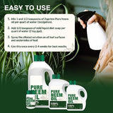 Zuprime Pure Neem Oil for Plants - Organic Neem Oil Spray for Plants,100% Cold Pressed Neem Oil, All-Natural Neem Oil Concentrate Leaf Polish for Plants, Pure Neem Oil - (68 Oz)