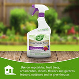 Garden Safe Brand Insecticidal Soap Insect Killer 32 Ounces, Ready-To-Use, For Organic Gardening, 2 Pack