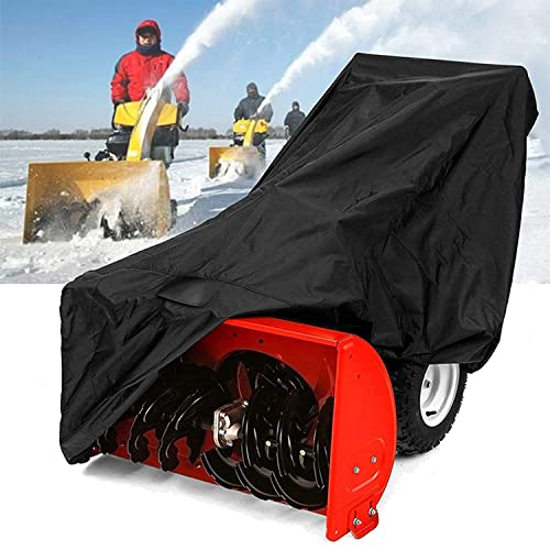 Snow Blower Cover, All Weather Premium Waterproof Dustproof Snow Thrower Cover Heavy Duty Superior UV Protection Universal Fit with Storage Bag (50.39"L x 32.67"W x 40.15"H)