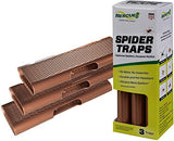 RESCUE! Spider Traps – Catches Brown Recluse, Hobo Spiders, Black Widows & Wolf Spiders - 2 Pack (6 Traps)