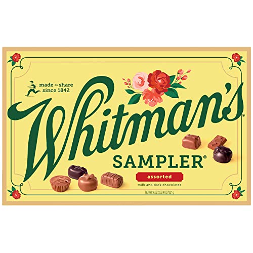 Whitman's Sampler Gift Box of Assorted Chocolates, 36 Ounce (72 Pieces)