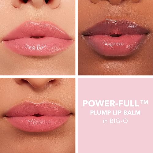 BUXOM Women's Power-full Plump Lip Balm, Big "O", 0.17 oz