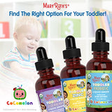 Cocomelon Multivitamin & Multimineral with Iron for Toddlers by MaryRuth's | USDA Organic | Sugar Free | Multivitamin Liquid Drops for Kids Ages 1-3 | Immune Support | Vegan | Non-GMO | 1 Fl Oz