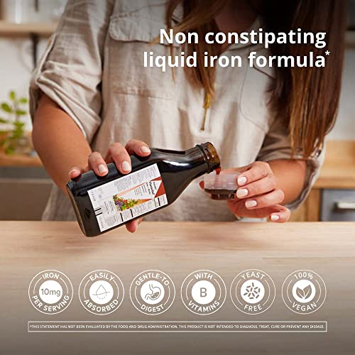 Salus Floradix Floravital Iron + Herbs Liquid Herbal Supplement, 17 Fluid Ounce (Pack of 1)