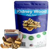 Kidney Wood Palo Azul, Blue Stick Tea Teatox, non-GMO, Gluten-free Tea Bark, Natural kidney cleanse, Product From Mexico palo azul tea, Packaged in the USA, Resealable Bag (1 Lb)