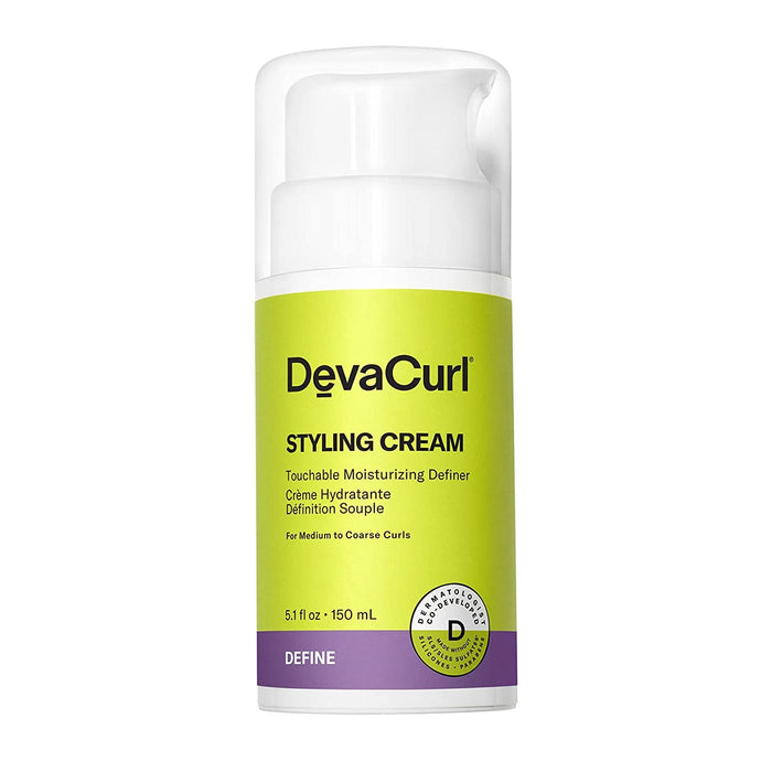 DevaCurl Styling Cream Touchable Moisturizing Definer, Citrus Zest, 5.1 fl. oz.