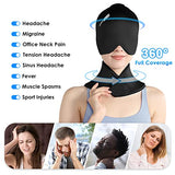 ComfiTECH Ice Hat for Migraine & Headache Relief - Gel Pack Wrap for Neck & Cervical Pain - Sinus, Stress & Surgery Recovery Care Package