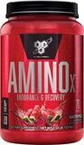 BSN Amino X Muscle Recovery & Endurance Powder with BCAAs, Intra Workout Support, 10 Grams of Amino Acids, Keto Friendly, Caffeine Free, Flavor: Watermelon, 70 Servings (Packaging May Vary)