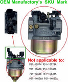 YAMAKATO Huayi 951-15236 Carburetor 175SD 170SD 175SC for Troy-Bilt Storm 2410 Craftsman MTD 208cc Snow Blower OEM…