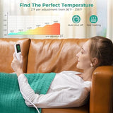 NOWWISH Heating Pad for Back Pain & Cramps Relief, XXL Extra Large Moist Heat Electric Heating Pads with Auto Shut Off, Gifts for Women, 17 "x 33", Green