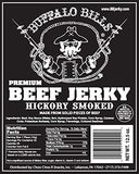 Buffalo Bills 12.5oz Premium Hickory Beef Jerky 7” Strips (25 hickory smoked jerky strips per bag)