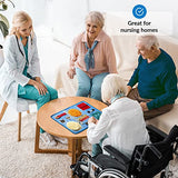 Fidget Blanket for Dementia | Calming & Comforting Dementia Activities for Seniors | Dementia Products for Elderly | Sensory Blanket | Helps with Alzheimer’s, Dementia, Asperger’s, Autism, Anxiety