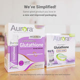 Aurora Nutrascience Mega-Pack Liposomal Glutathione, Immune System Support, Antioxidant, 750 mg per Serving, 32 Single-Serve Packets, Gluten Free, Non-GMO, Sugar-Free, 21.7 fl oz (640 mL)