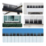 OFFO Bird Spikes Pigeon Outdoor Spikes for Cat Keep Birds Raccoon Woodpecker Off Covers 40 Feet, Black