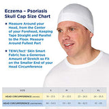 Eczema - Psoriasis Therapy + Relief Skull Sleep Cap for Moderate to Severe Scalp Eczema, Seborrheic Dermatitis – Extreme Dandruff & Scalp Psoriasis Treatment for Adults