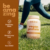BEAM Be Amazing Vegan Protein Powder | 20g Plant-Based Protein with Prebiotics Fibers | Sugar-and-Gluten-Free Shake Mix, Low Carb Non-Dairy Smoothie | Peanut Butter Smoothie, 25 Servings