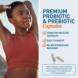 Dr. Tobias Deep Immune Probiotics & Prebiotics, 4.4 Billion CFU Probiotics for Women & Men, Supports Digestive Health, Gut Immune Function, Nutrient Absorption, 120 Capsules, 60 Servings