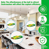 Qualirey 80 Pack Roach Killer Sticky Roach Traps Glue Cockroach Killer Indoor Home Cockroach Trap for Indoor Home Bug Insect Pest Control 8.66 x 7.6 Inch