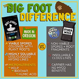 Big Foot Water-in Brew - Soil Drench and Organic Fertilizer | Mycorrhizae + Worm Castings + Kelp + Azomite,+ Biochar + Humic Acid - (8 oz)