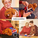 ODOXIA Fidget Muff and Blanket for Elderly | Fidget Blanket for Dementia | Dementia Products for Elderly | Gift and Activities for Seniors with Alzheimer’s or Dementia | Sensory Fidget Toys