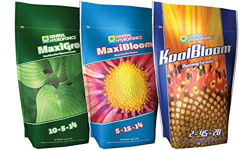 General Hydroponics GLCMBX0008 Maxigro, Maxibloom, Koolbloom Combo, 2.2 Lb Fertilizer