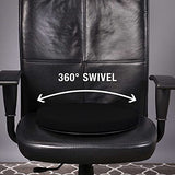 HealthSmart 360 Degree Swivel Seat Cushion, Chair Assist for Elderly, Swivel Seat Cushion for Car, Twisting Disc, Black, 15 Inches in Diameter